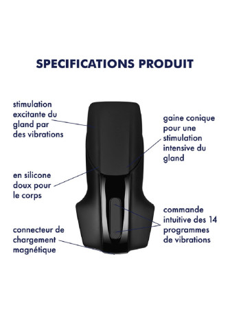 Stimulateur fellation pour homme Men Vibration Satisfyer - CC597759